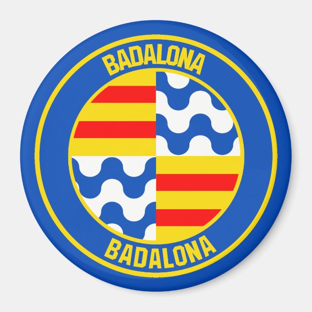 Íman Badalona Round Emblem (Frente)