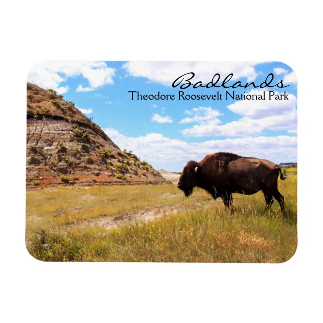 Íman Badlands of North Dakota Magnet (Horizontal)