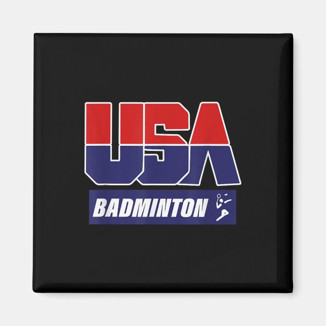 Íman Badminton 2021 EUA  (Frente)