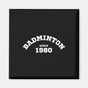 Íman Badminton Desde 1980 Esportivo Raquete Volante Jog