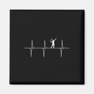 Íman Badminton Ecg Frequência Do Pulso Do Pulso Do Puls