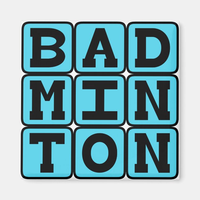 Íman Badminton, Esporte de Raquete (Frente)