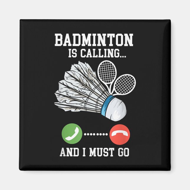 Íman Badminton Está Ligando, Birdie Cote (Frente)