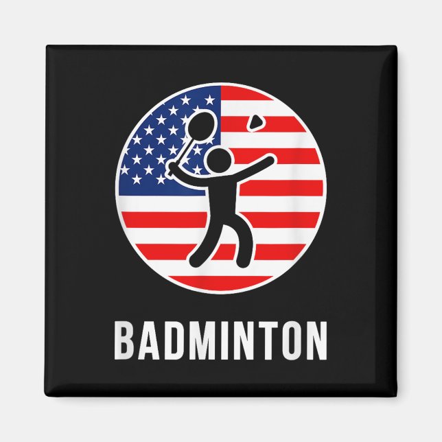 Íman Badminton EUA  (Frente)