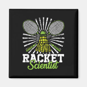 Íman Badminton Gift Shuttle Cientista de Racket Badmint