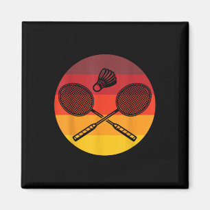 Íman Badminton Graphic Badminton Player Shuttle Sports