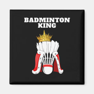Íman Badminton King Mens Jogador de Badminton Shirt Ba