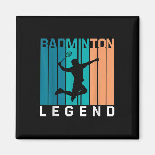 Íman Badminton Legend Jogador De Badminton Shuttle Spor