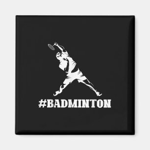 Íman Badminton Lover Engraçado do treinador do jogador 
