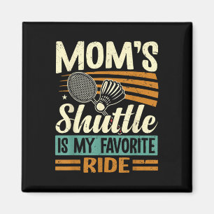 Íman Badminton Mães Shuttle - Crianças Que Amam A Mãe