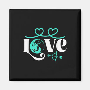 Íman Badminton-player Jogo Shuttle Yin-yang-love Badmin