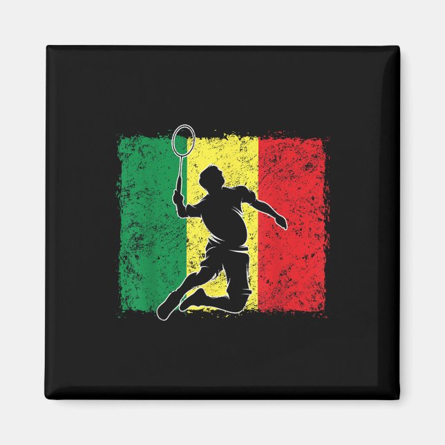 Íman Badminton Player Senegal (Frente)