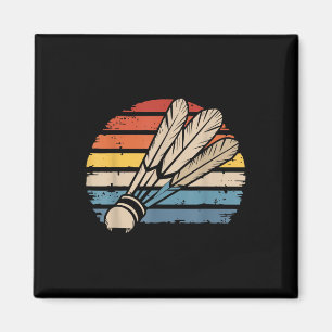 Íman Badminton Shuttle Sunset Engraçado Engraçado Shutt