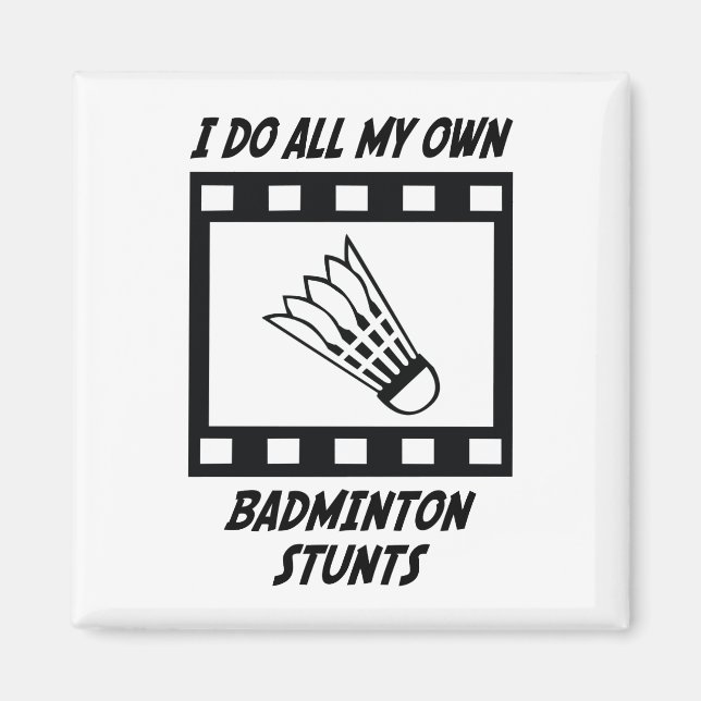 Íman Badminton Stunts (Frente)