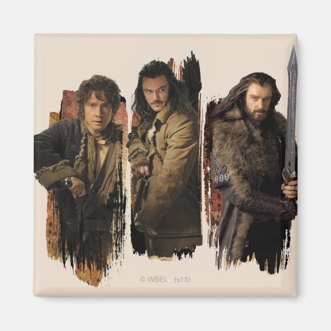 ÍMAN BAGGINS™, BARD BOWMAN™, & THORIN OAKENSHIELD™ (Frente)