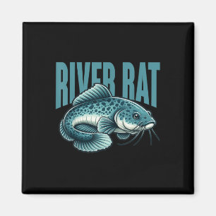 Íman Bagre do Rato do Rio Pescaria Peixe Pescador
