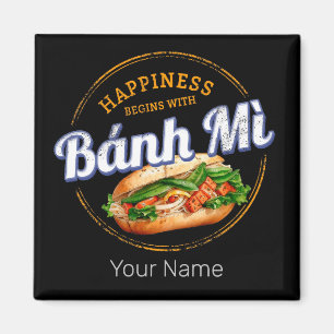 Íman Baguette Vintage Vietnam Comida Banh Mi