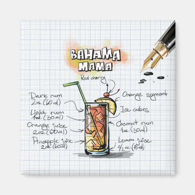 Íman Bahama Mama (Frente)