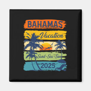 Íman Bahamas 2025 Vacation Souvenir Holiday Family Grou
