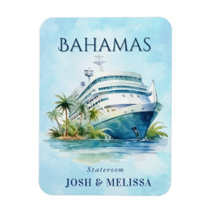 Íman Bahamas Cruise Ship Stateroom Magnet