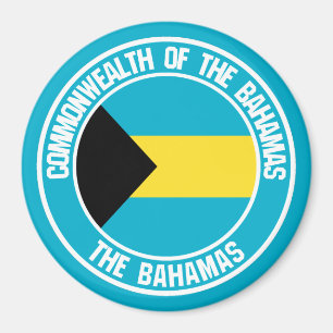 Íman Bahamas - Emblem redonda