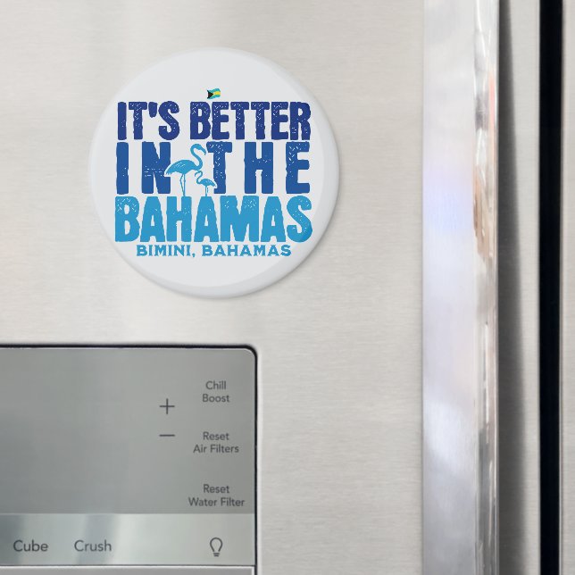 Íman Bahamas Souvenir Gift: Bimini Bahamas Cruise (In Situ (Fridge))