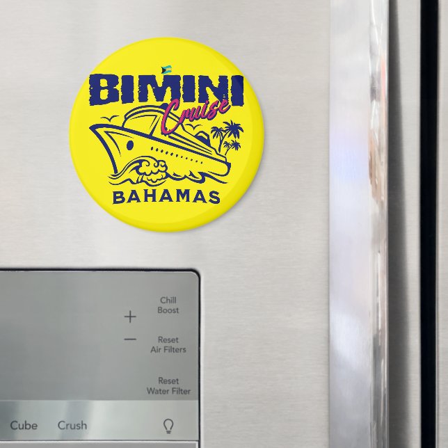 Íman Bahamas Souvenir Gift: Bimini Bahamas Cruise (In Situ (Fridge))