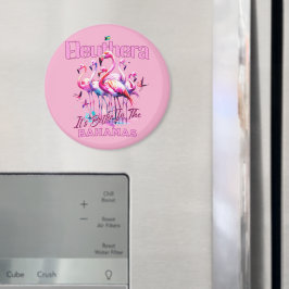 Íman Bahamas Souvenir Gift : Eleuthera Bahamas Flamingo