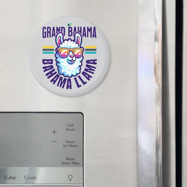 Íman Bahamas Souvenir Gift : Grande Bahama Bahamas Llam (In Situ (Fridge))