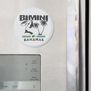 Íman Bahamas Souvenir Gift: Independência de Bimini Bah