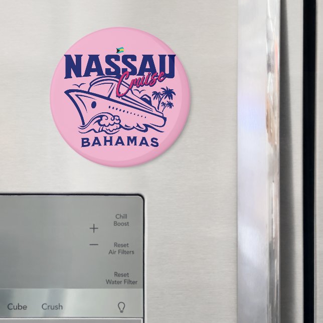 Íman Bahamas Souvenir Gift : Nassau Bahamas Cruise (In Situ (Fridge))