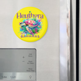 Íman Bahamas Souvenir Presente: Eleuthera Bahamas Turtl