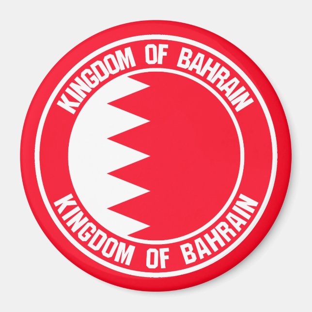 Íman Bahrain Round Emblem (Frente)