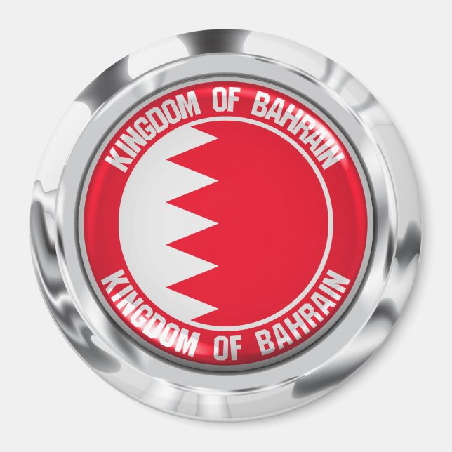 Íman Bahrain Round Emblem (Frente)