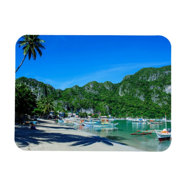 Íman Baía da Praia de El Nido (Horizontal)
