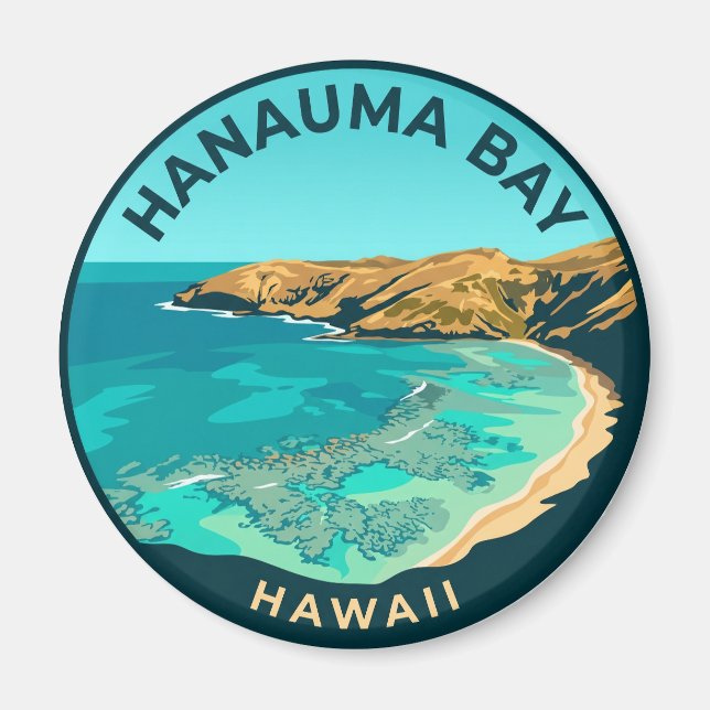 Íman Baía de Hanauma no Havaí (Frente)