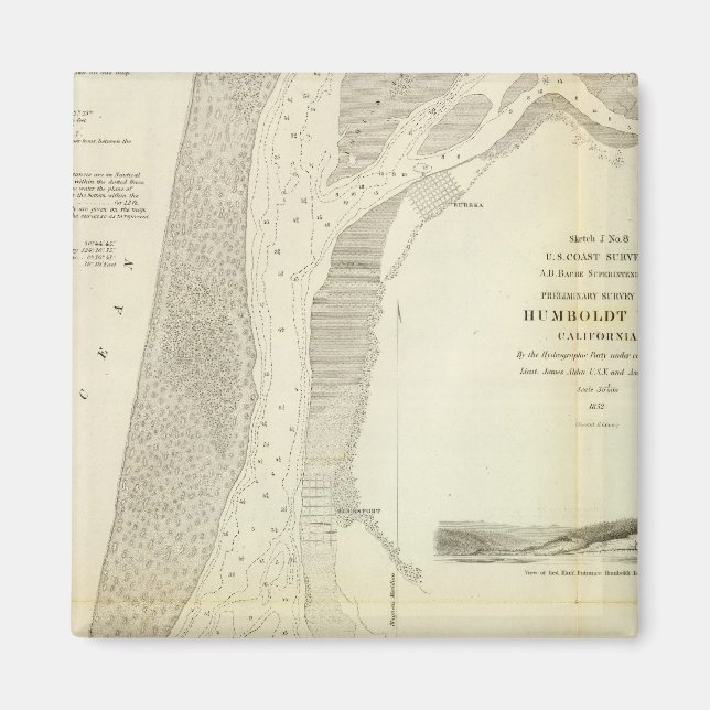 Íman Baía de Humboldt, Califórnia (Frente)