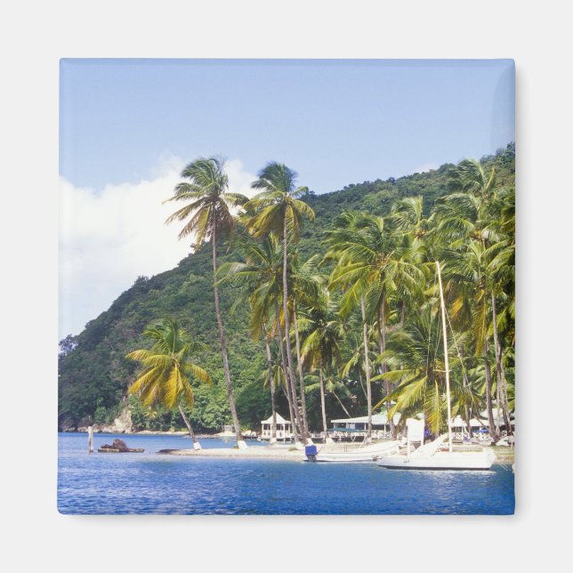 Íman Baía de Marigot, Santa Lúcia, Caribe (Frente)