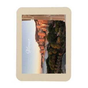 Íman Baía no nascer do sol por Sun, lua de Monte - de