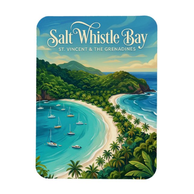Íman Baía Salt Whistle St. Vincent e Granadinas (Vertical)