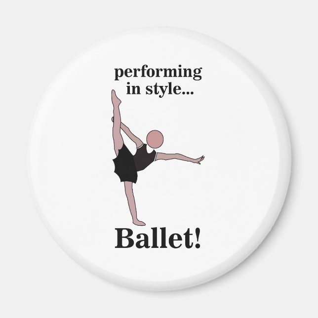 Íman Bailarina Dançarina de Ballet Performando com Esti (Frente)
