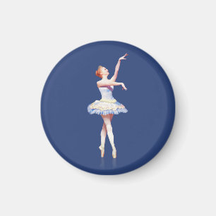 Íman Bailarina em Pointe customizável