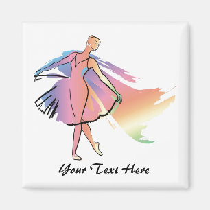 Íman Bailarina Pastel (Personalized_