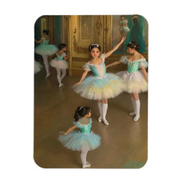 Íman Bailarinas esperando para actuar