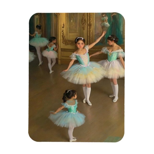 Íman Bailarinas esperando para actuar (Vertical)