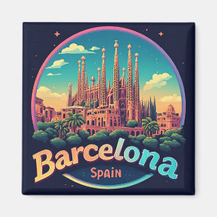 Íman 🧲 Bairro Gótico de Barcelona Memória Espanha 🏰