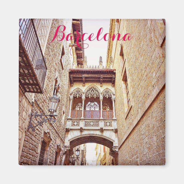 Íman Bairro Gótico em Barcelona, Espanha (Frente)