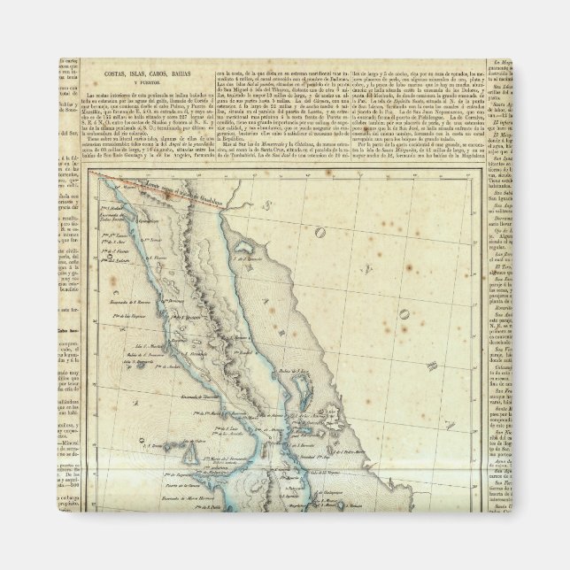 Íman Baixa Califórnia, México (Frente)