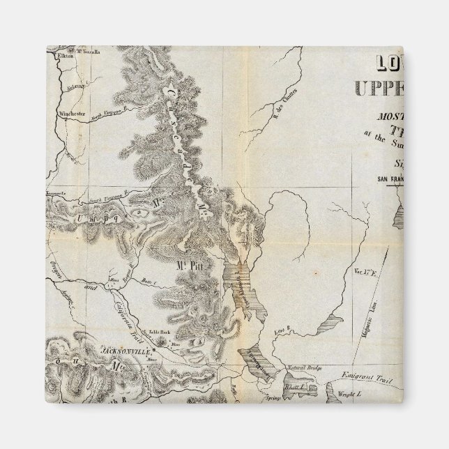 Íman Baixa Oregon e Alta Califórnia (Frente)