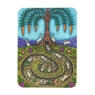 ÍMAN  BAIXO DO BURACO DE COELHO, O CARROT WILLOT TREE FO